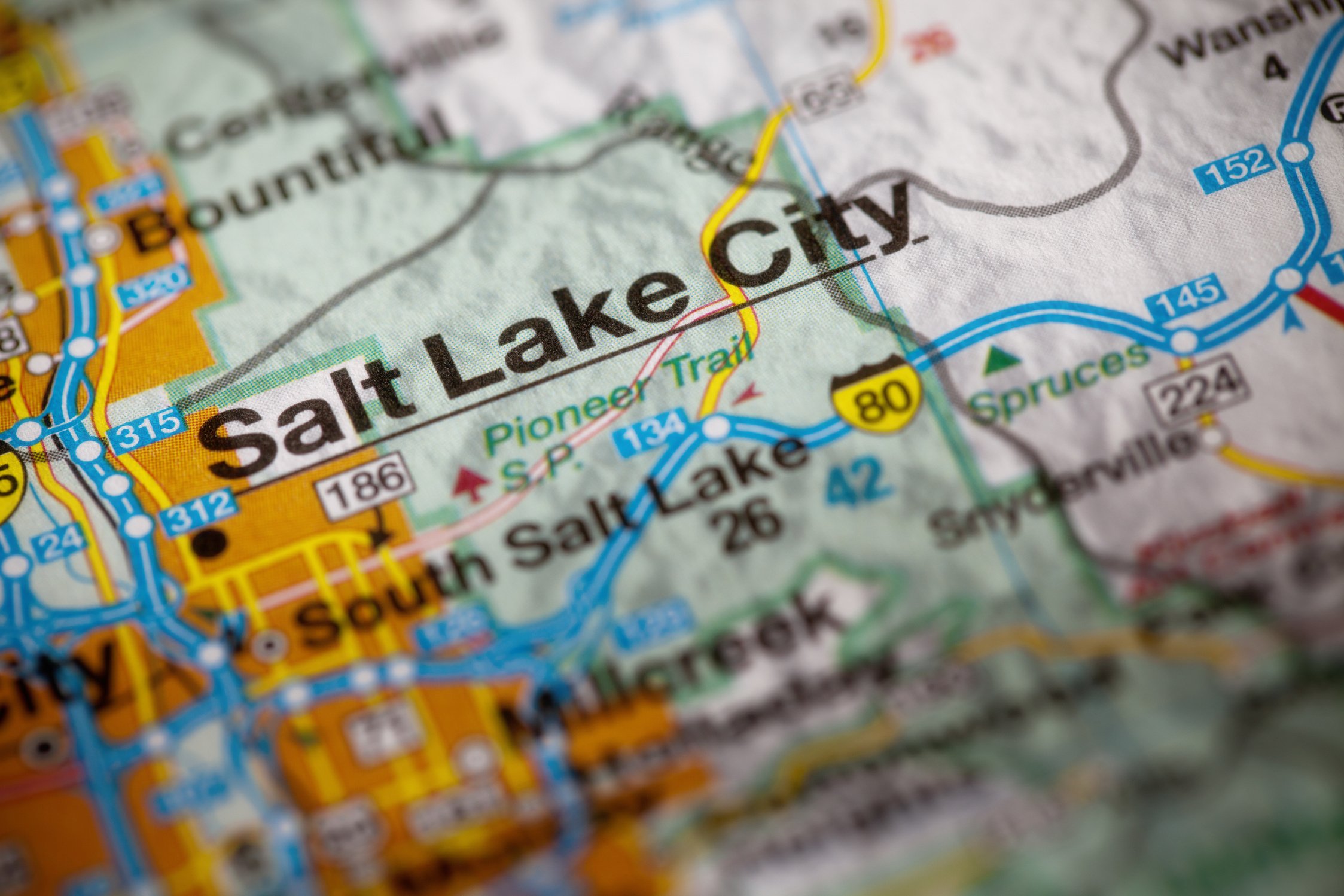 Map of Salt Lake City